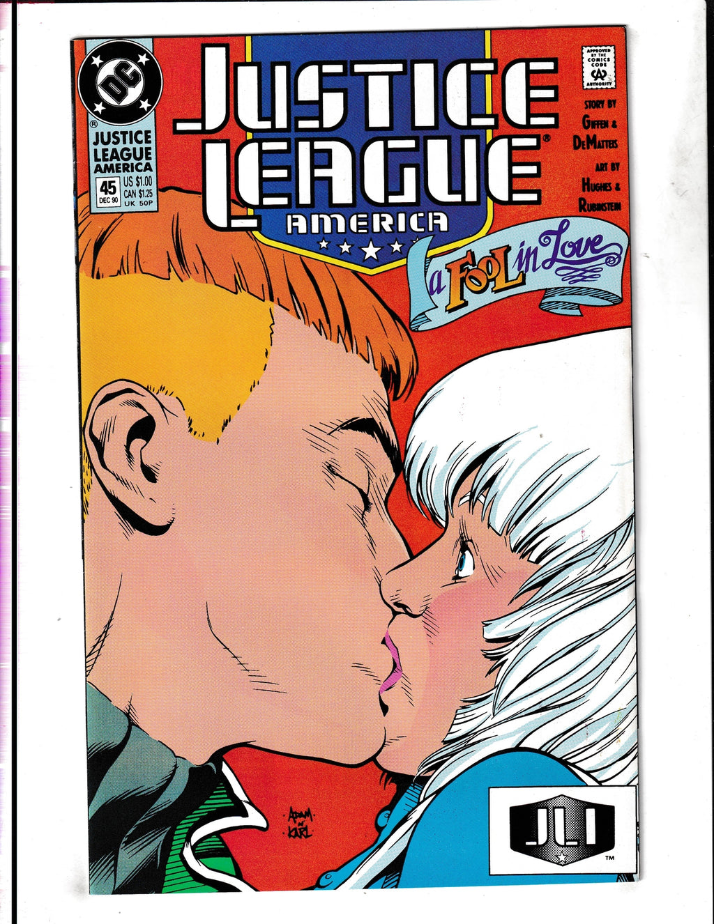 Justice League America #45 (1990) DC Comics