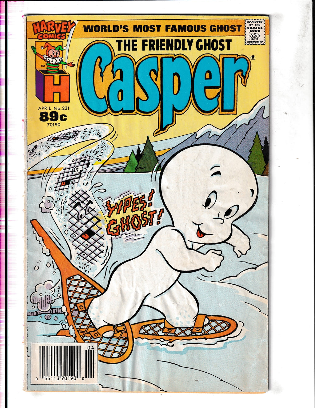 Friendly Ghost, Casper #231 (1987) Harvey Comics