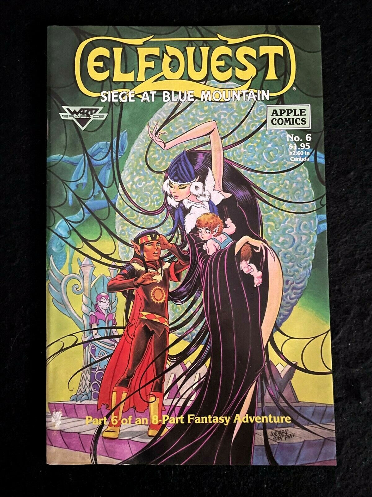 Elfquest Siege at Blue Mountain #7 1988 - Apple