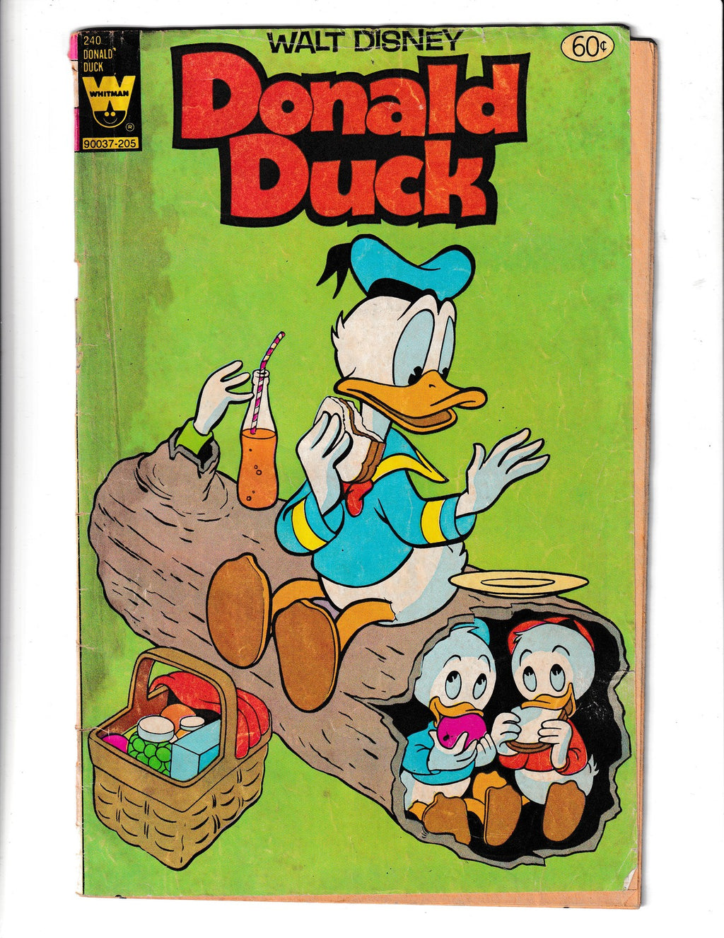 Donald Duck #240 (1982) LOW GRADE Whitman Comics