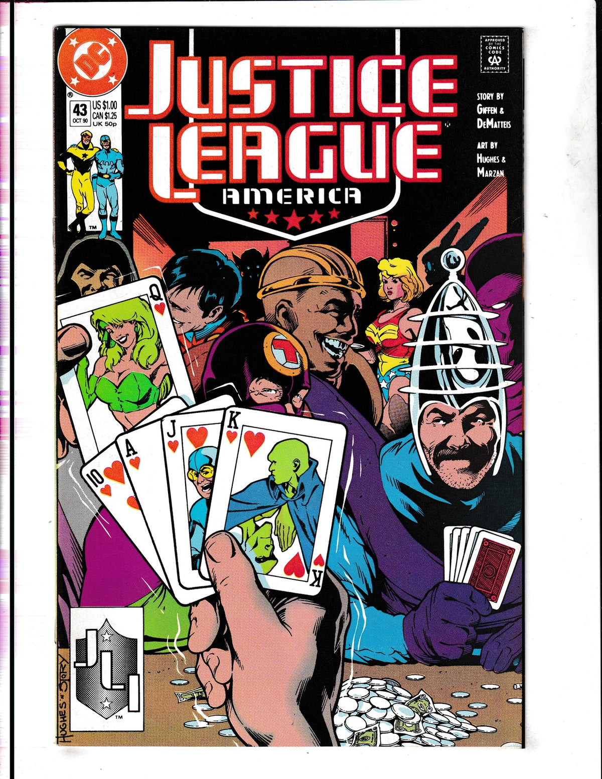 Justice League America #43 (1990) DC Comics