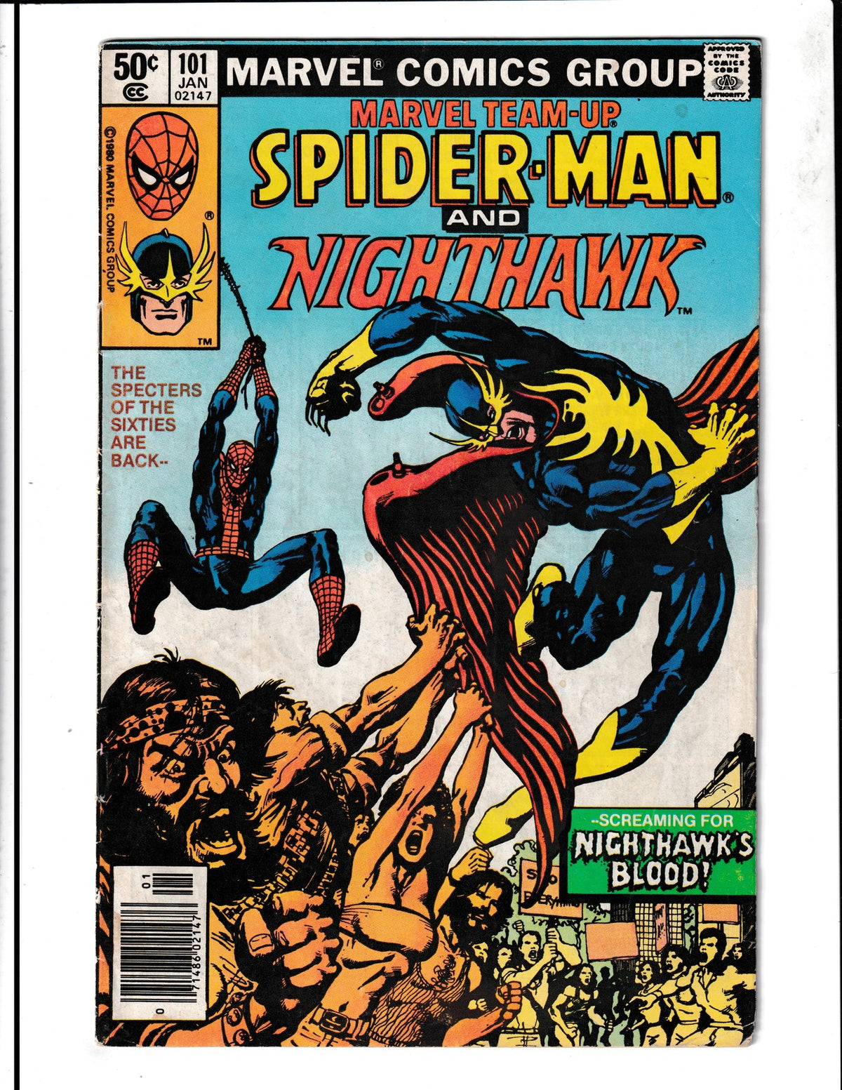 Marvel Team-Up #101 (1981) Spider-Man & Nighthawk Marvel Comics