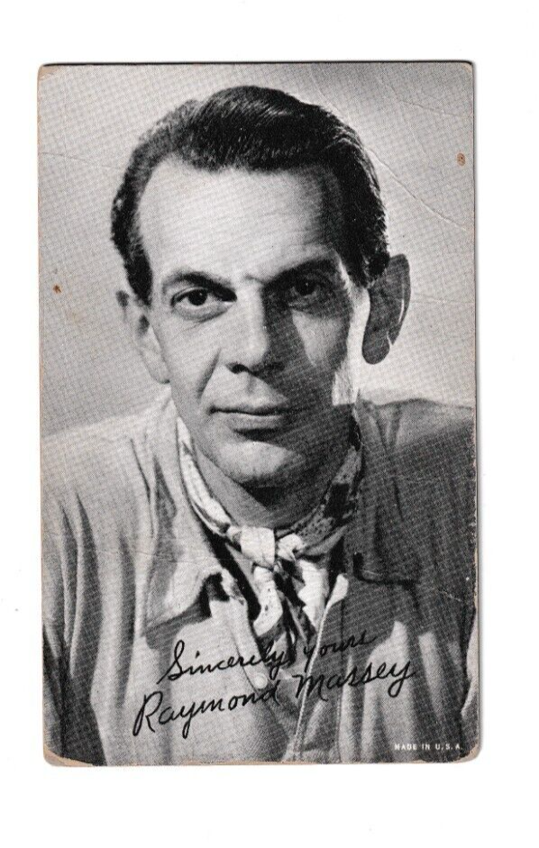 Arcade Cards 1940's - Celebrities - Raymond Massey