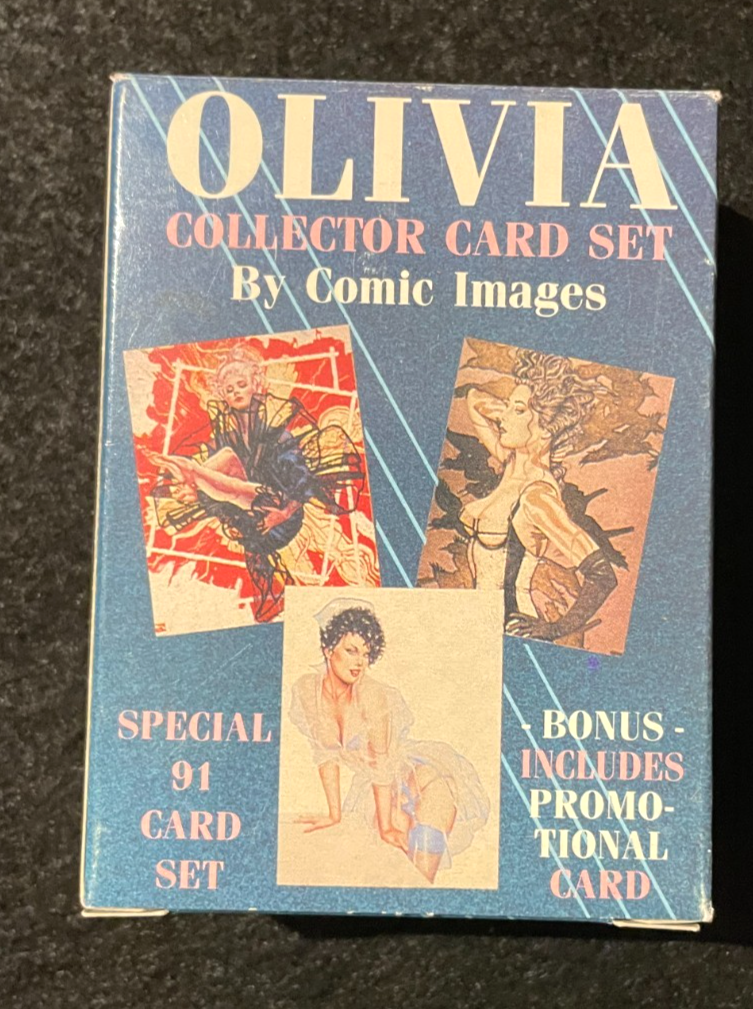 Olivia - 1992 Complete Factory Set of 90 Cards plus 1 Promo Card  - Comic Images