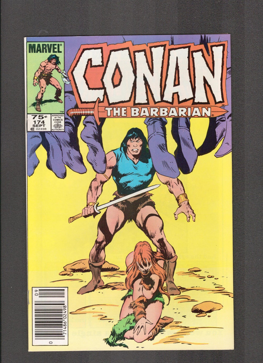 Conan the Barbarian #174 (1985) 75c CDN Newsstand Marvel Comics