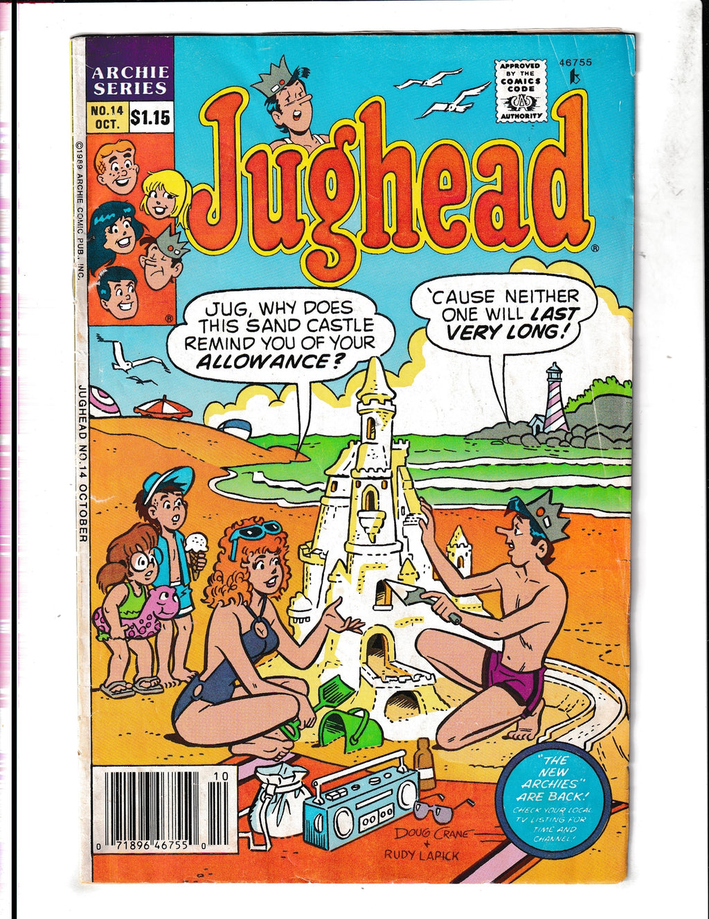 Jughead #14 (1989) Archie Comics SKU:1866