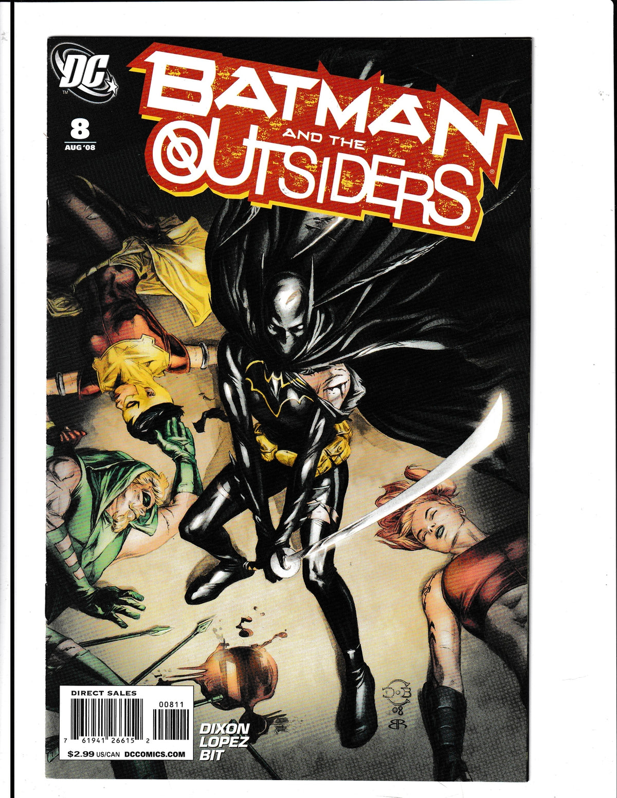 Batman and the Outsiders #8 (2008) DC Comics