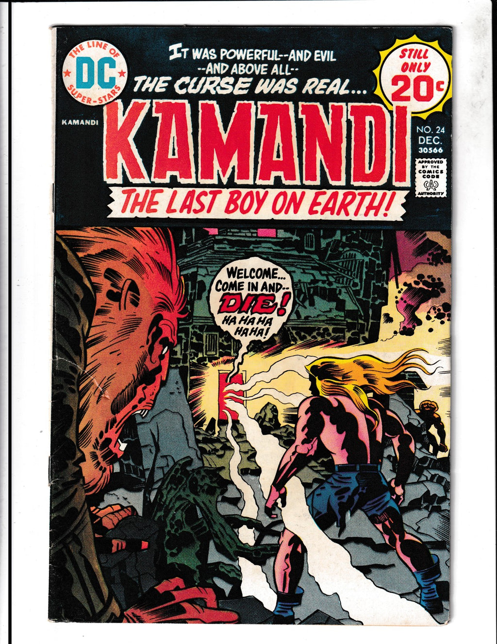 Kamandi, The Last Boy On Earth #24 (1974) DC Comics SKU:2655