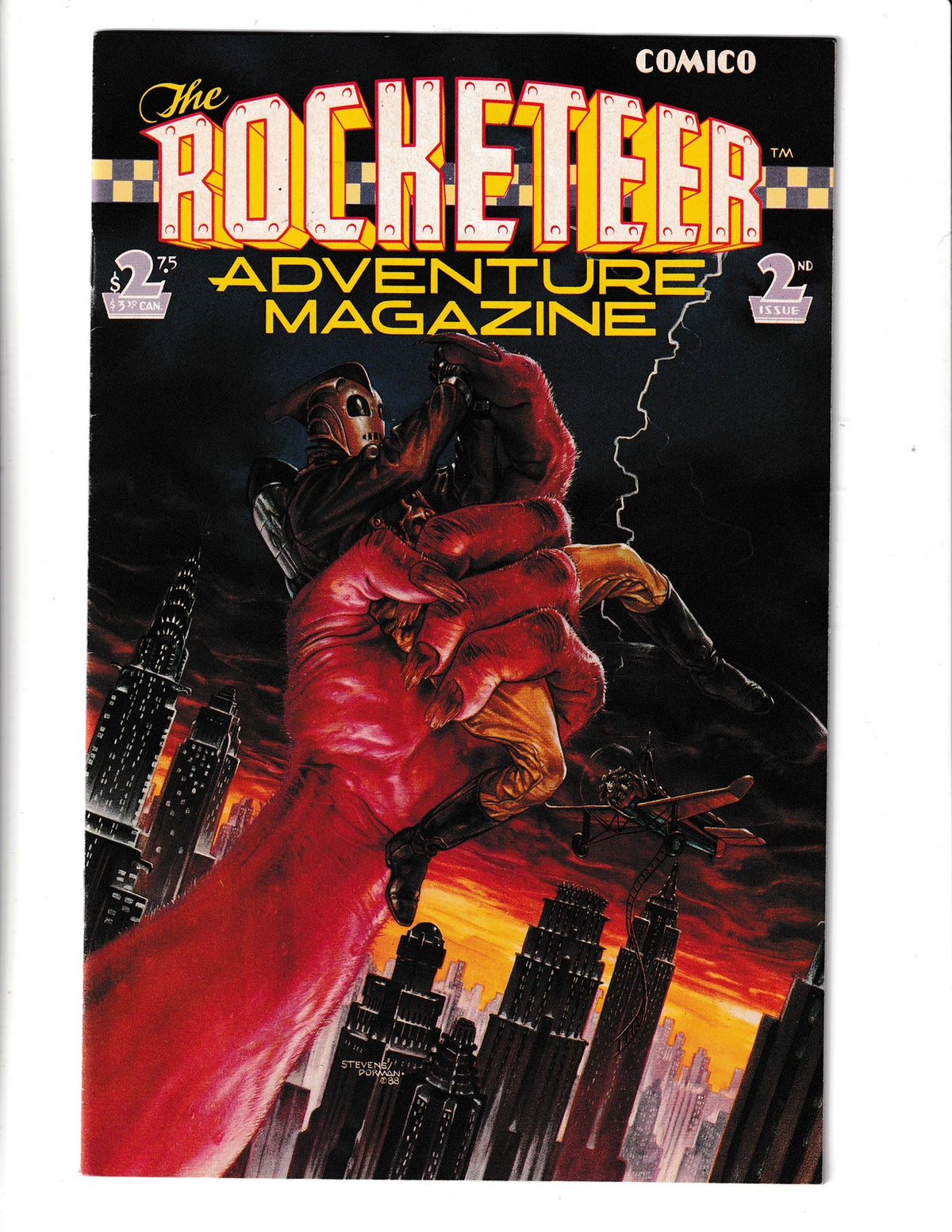 Rocketeer Adventure Magazine #2 (1989) Comico Comics SKU:2307