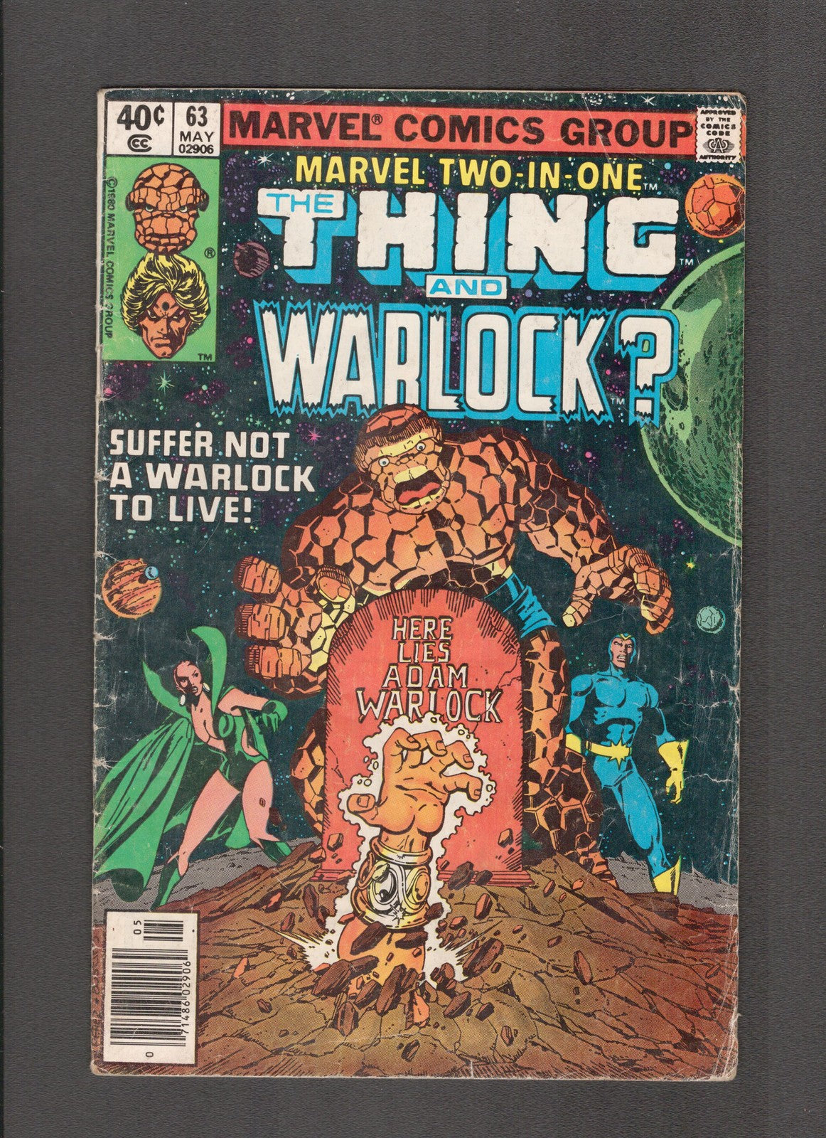 Marvel Two-In-One #63 (1980) The Thing & Warlock Marvel Comics