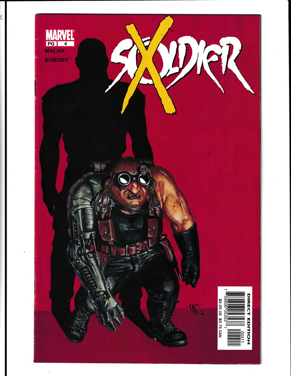 Soldier X #4 (2002) Marvel Comics SKU:827