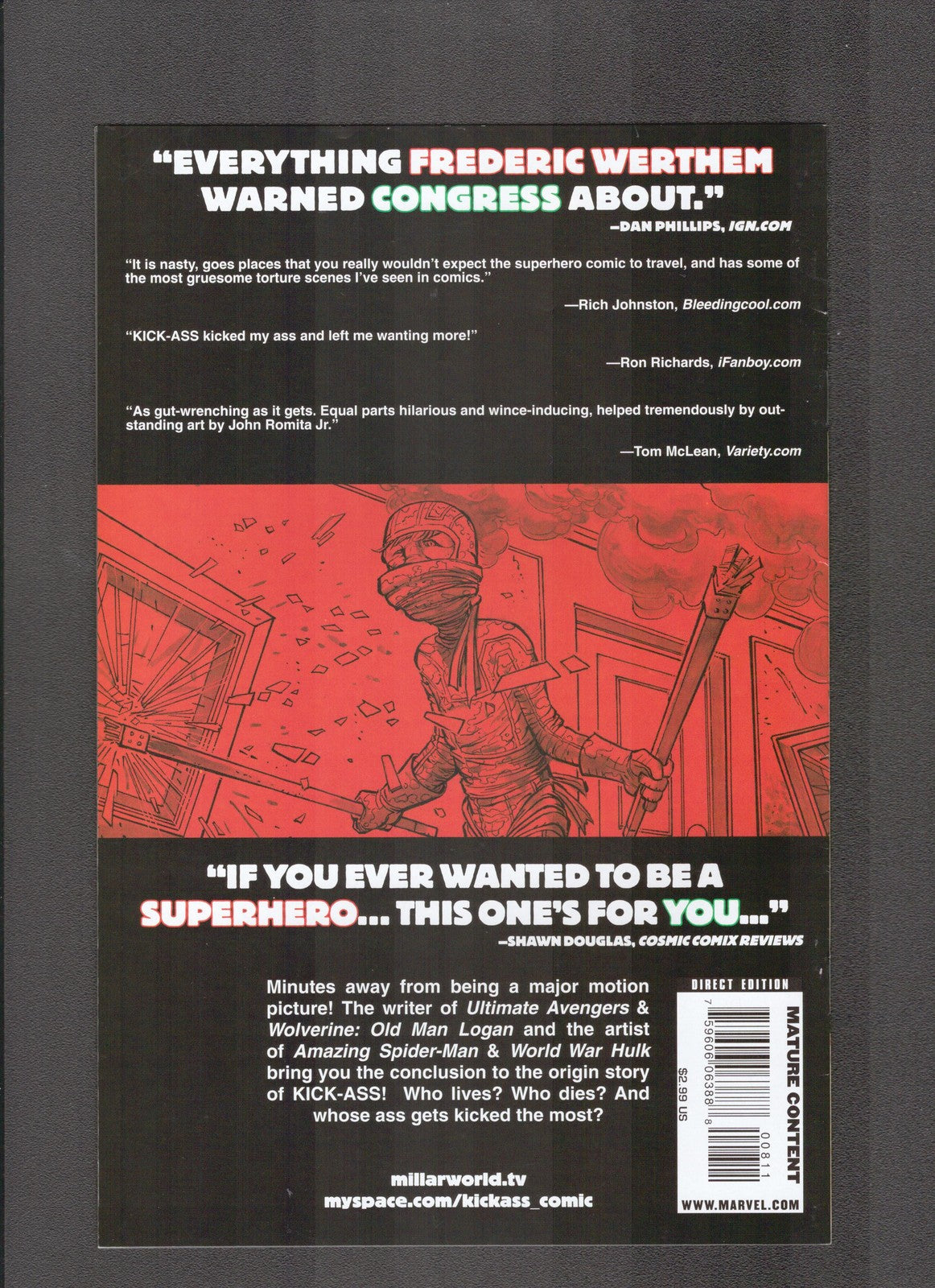 Kick-Ass #8 (2008) John Romita JR ICON Comics