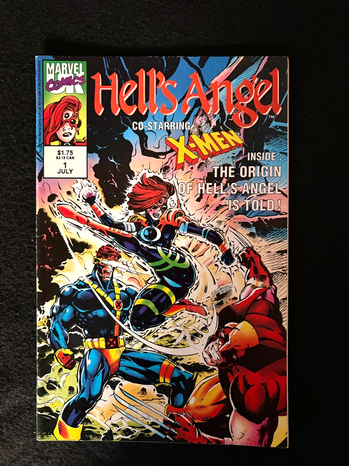 Hell's Angel - Run of 3 - #1-3 (1992) Marvel UK