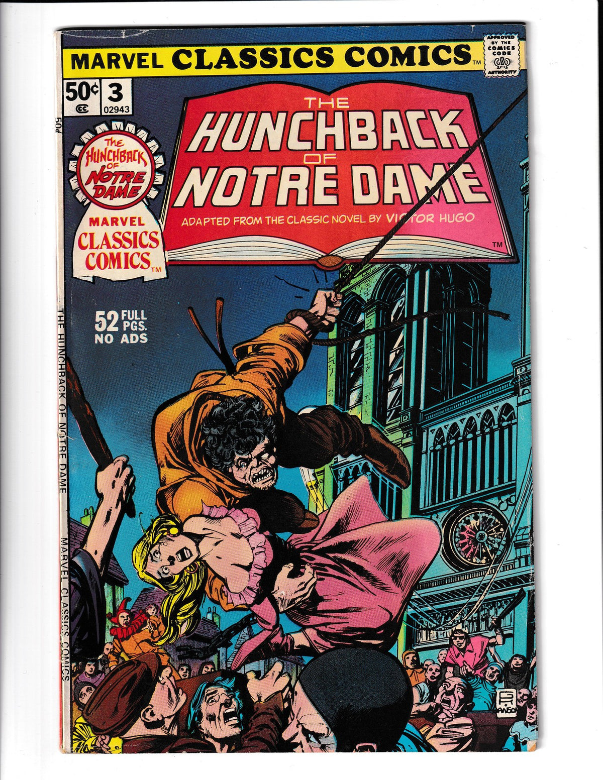 Marvel Classics Comics #3 (1976) Hunchback of Notre Dame Marvel Comics