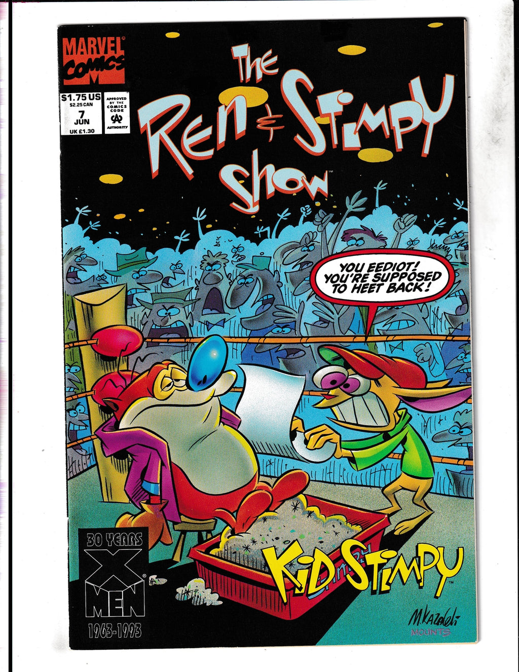 Ren & Stimpy Show #7 (1993) Higher Grade Marvel Comics