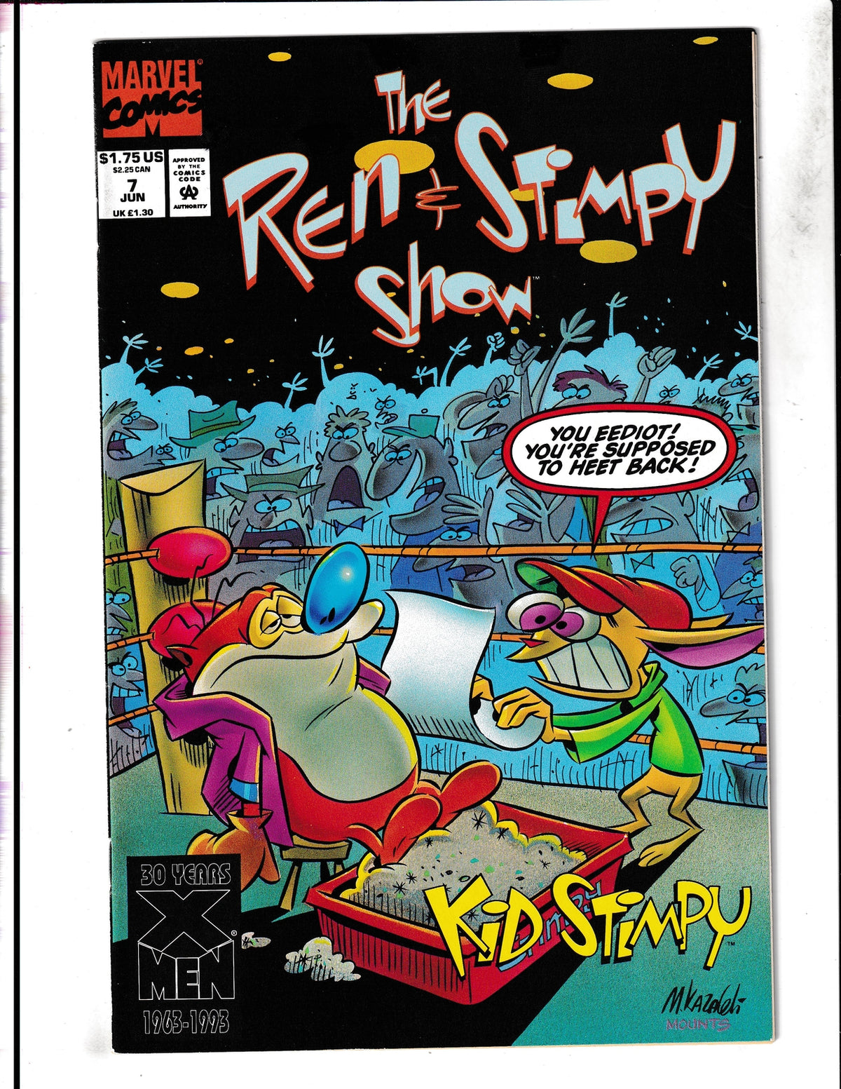 Ren & Stimpy Show #7 (1993) Higher Grade Marvel Comics