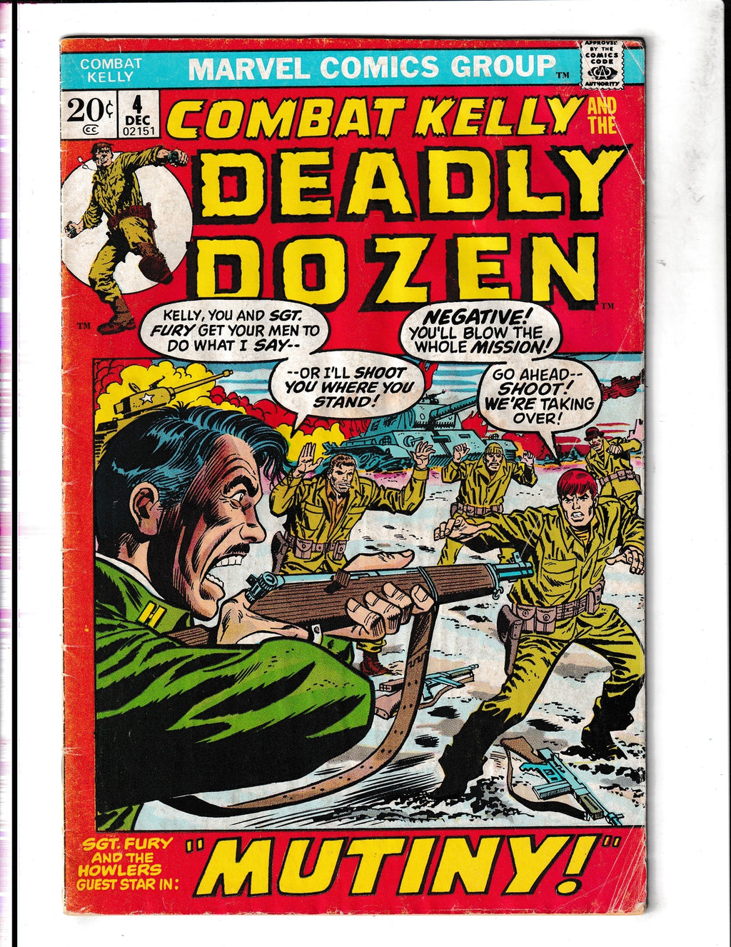 Combat Kelly #4 (1972) Marvel Comics
