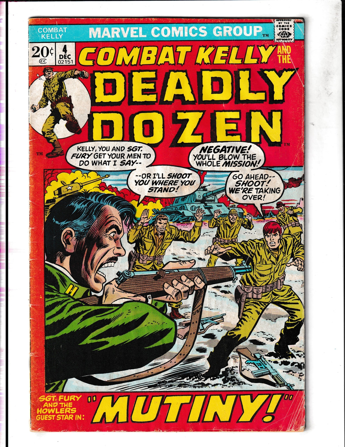 Combat Kelly #4 (1972) Marvel Comics