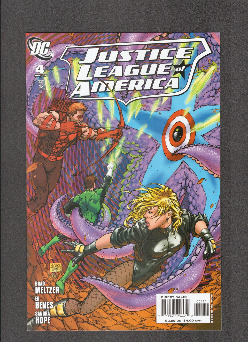 Justice League of America #4 (2007) Ed Benes - Michael Turner DC Comics