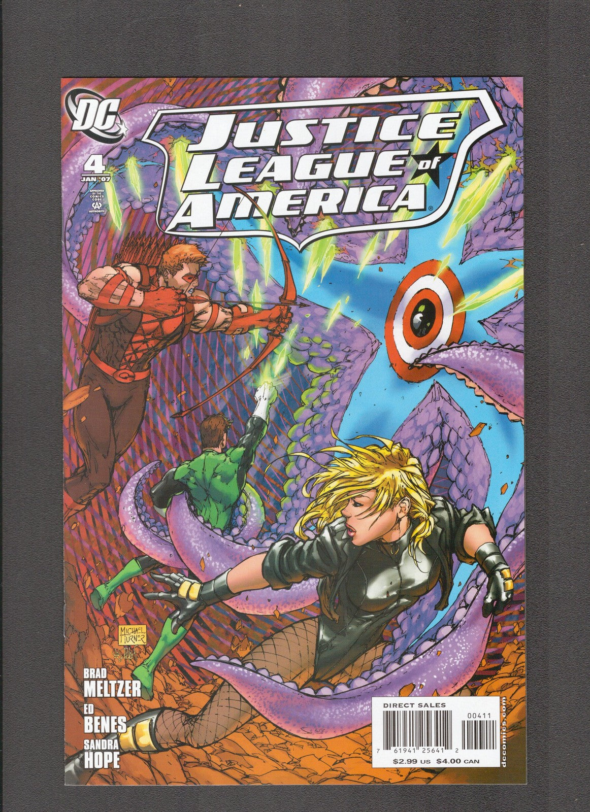 Justice League of America #4 (2007) Ed Benes - Michael Turner DC Comics