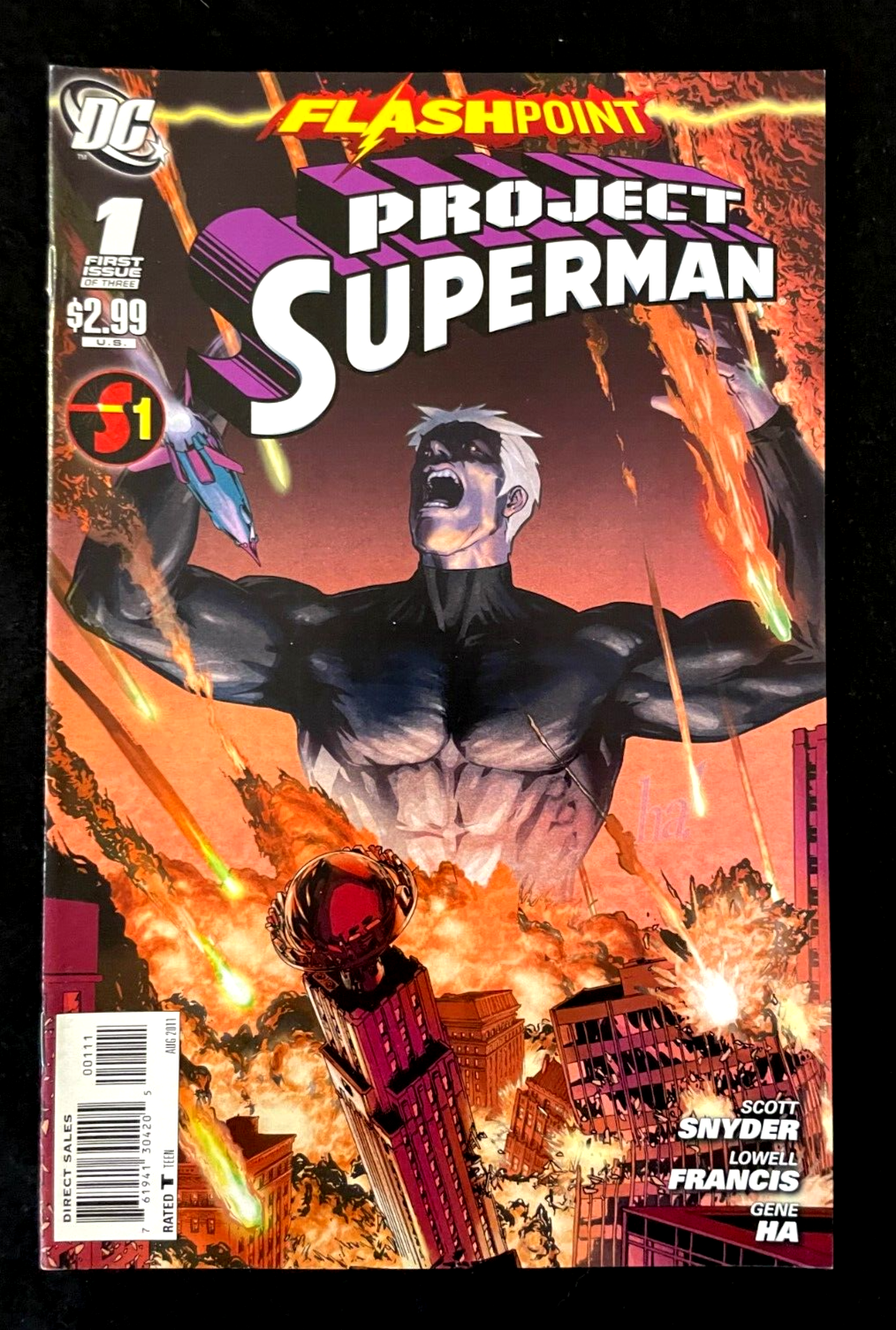 Flashpoint: Project Superman - Complete Set of 3 #1-3 (2011) DC Comics