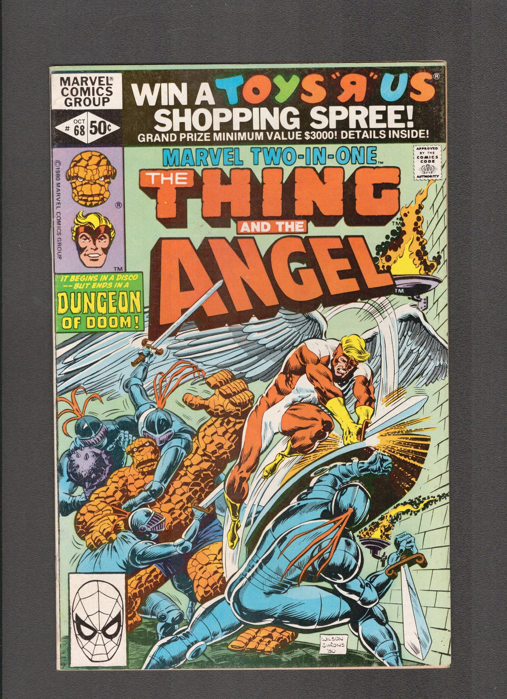Marvel Two-In-One #68 (1980) Ron Wislon Marvel Comics