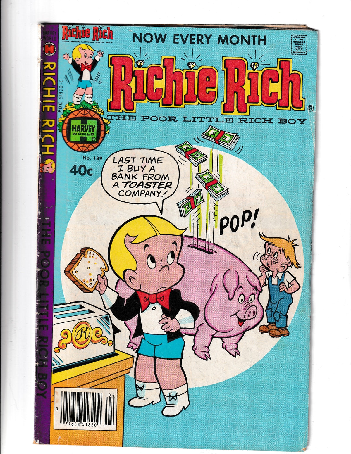 Richie Rich #189 (1980) Harvey Comics