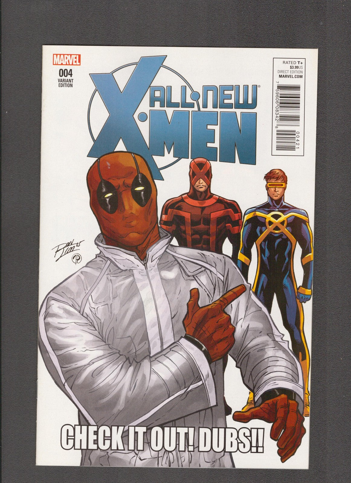 All-New X-Men #4B (2016) Ron Lim 1:10 Deadpool Variant Marvel Comics