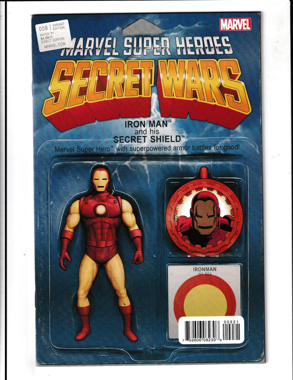 Secret Wars #9B (2016) John Tyler Christopher Action Figure Cover Marvel Comics