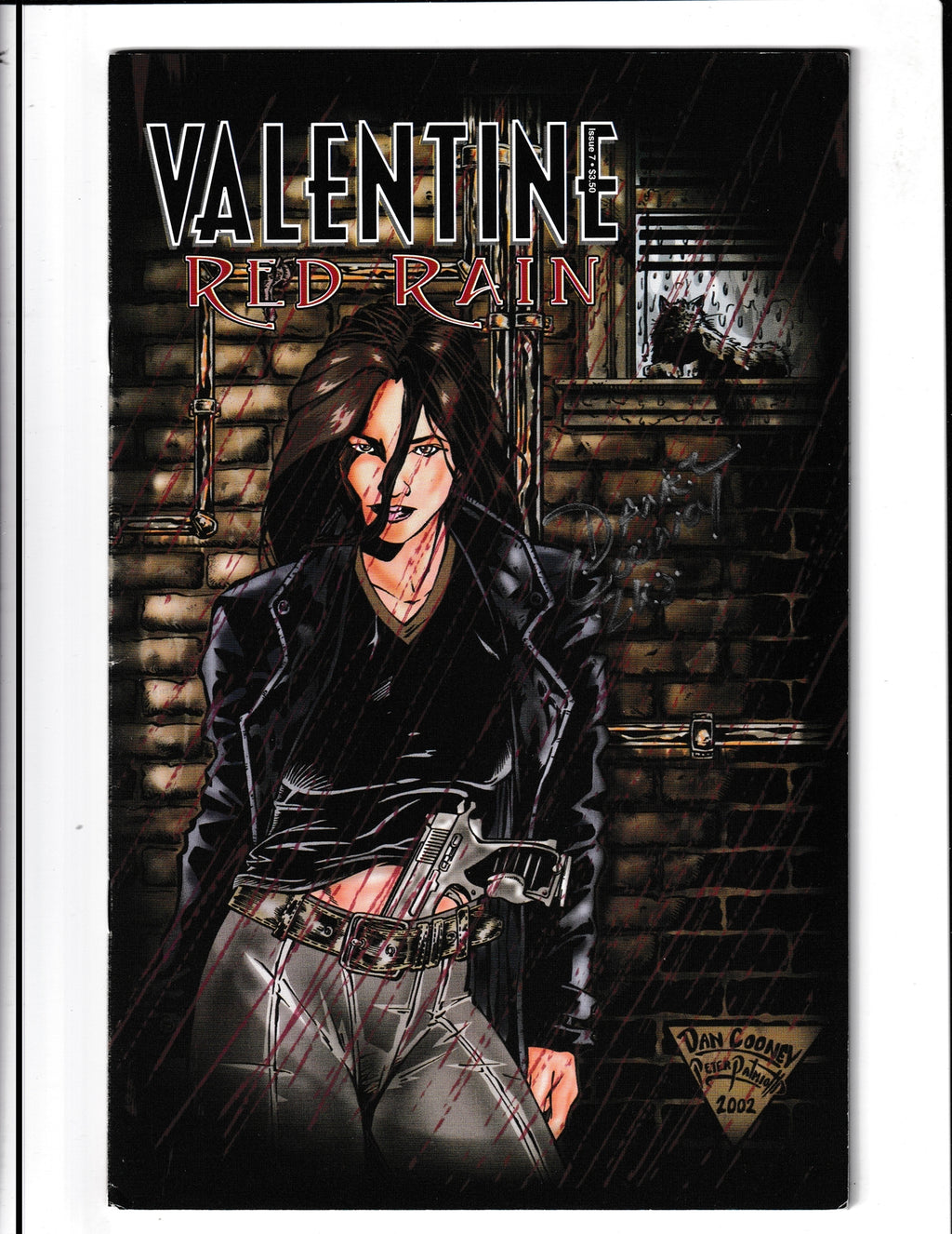 Valentine #7 (2001) Red Rain - SIGNED Daniel Cooney Red Eye Press Comics