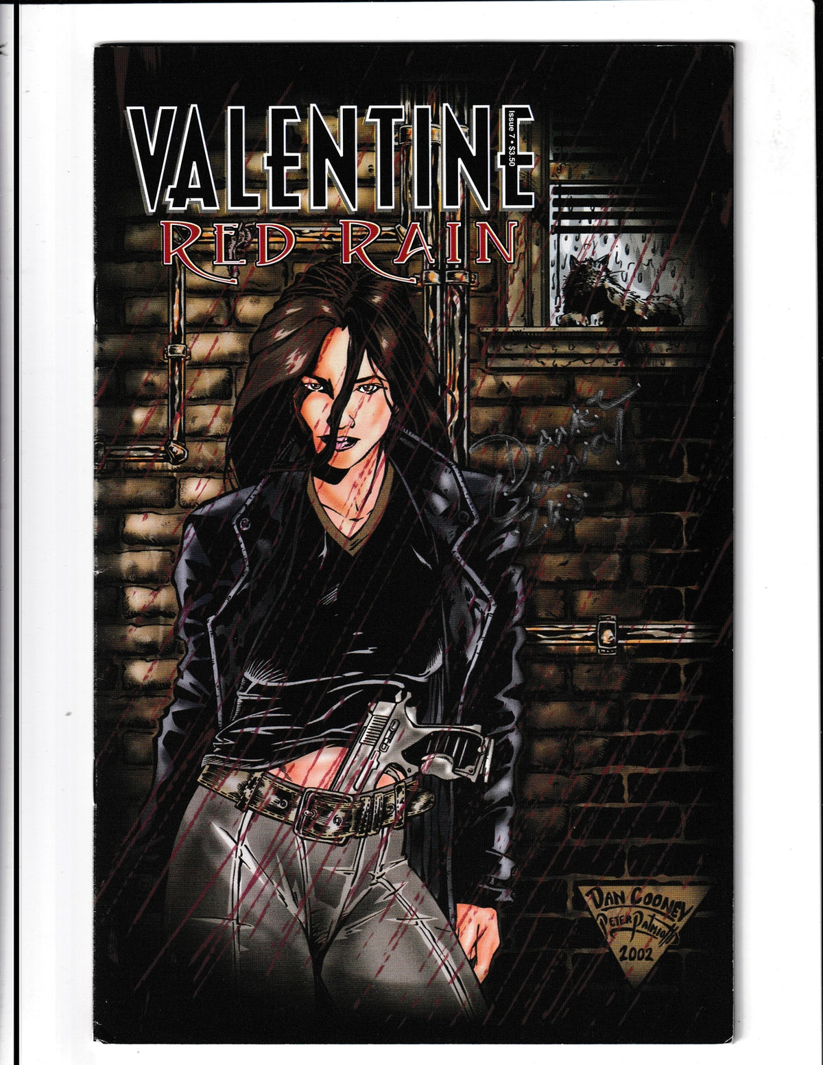 Valentine #7 (2001) Red Rain - SIGNED Daniel Cooney Red Eye Press Comics