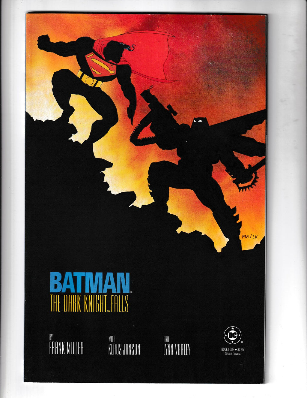 Batman: Dark Knight Returns #4 (1986) Dark Knight Falls Lower Grade DC Comics