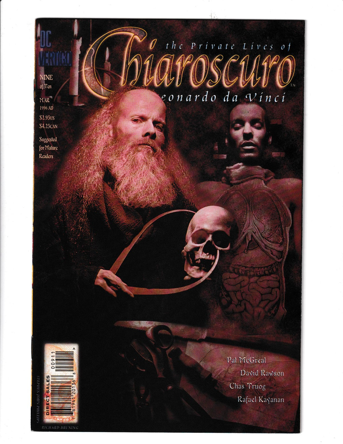 Chiaroscuro, Private Lives of Leonardo DaVinci #9 (1996) Truog Vertigo Comics