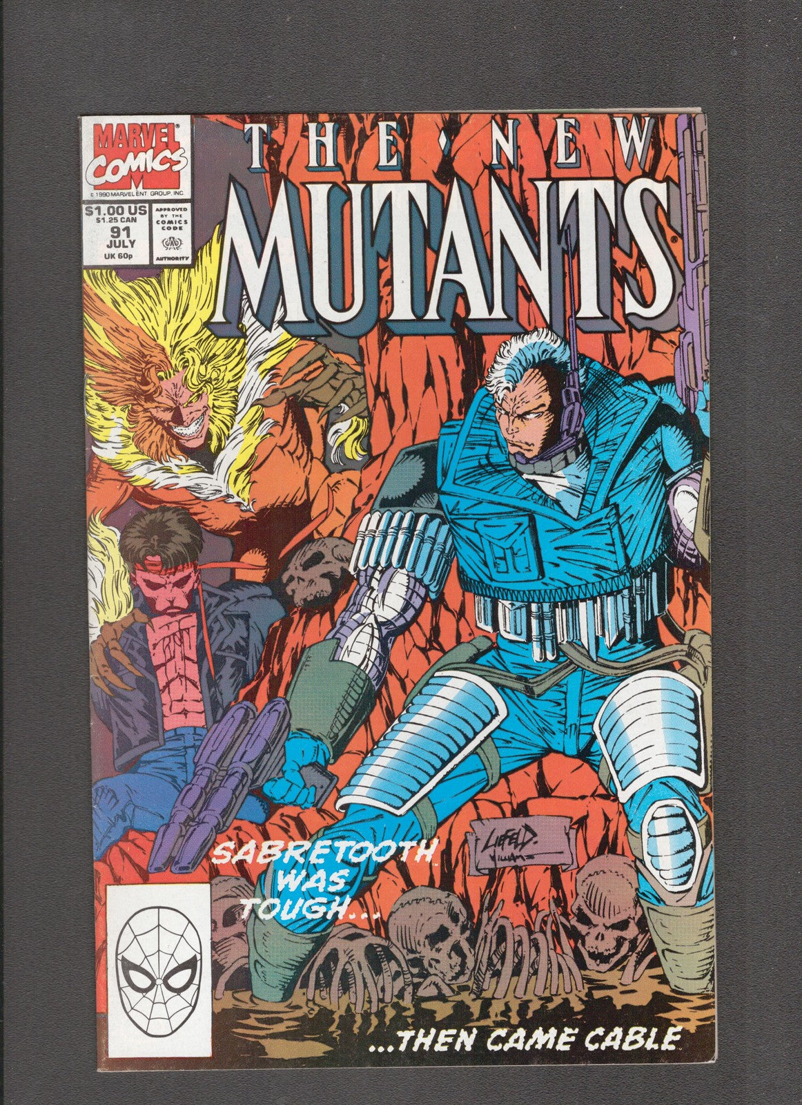 New Mutants #91 (1990) Rob Liefeld Marvel Comics