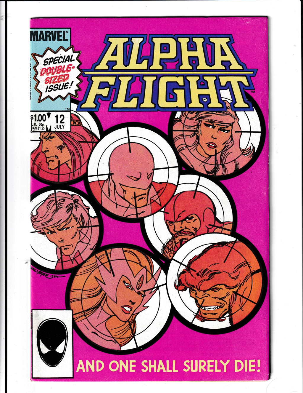 Alpha Flight #12 (1984) Double Sized Issue Marvel Comics