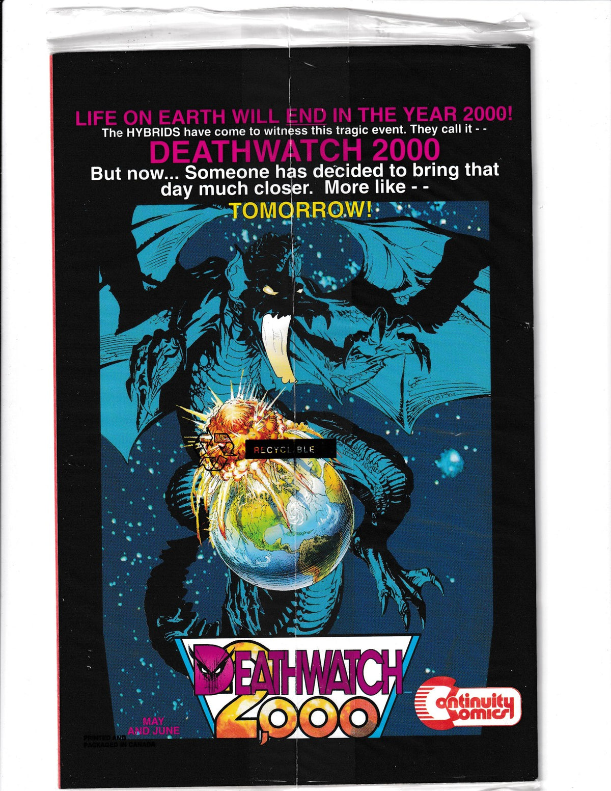 Earth 4 #1 (1993) Sealed in bag Continuity Comics