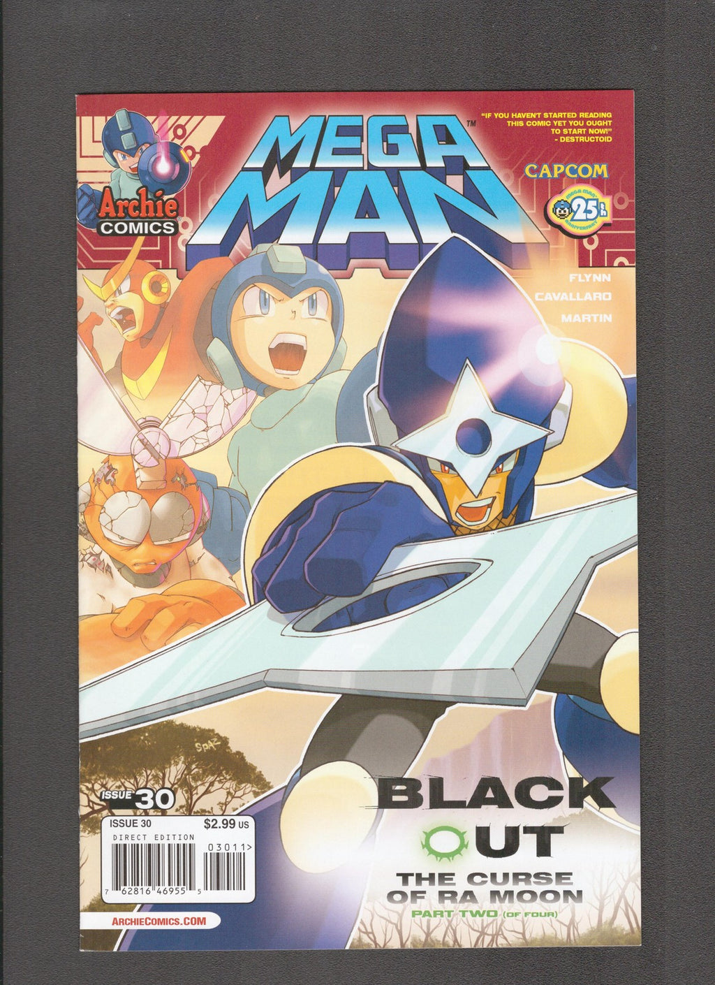 Mega Man #30 (2013) Patrick Spaziante Blackout of Ra Moon Pt. 2 Archie Comics