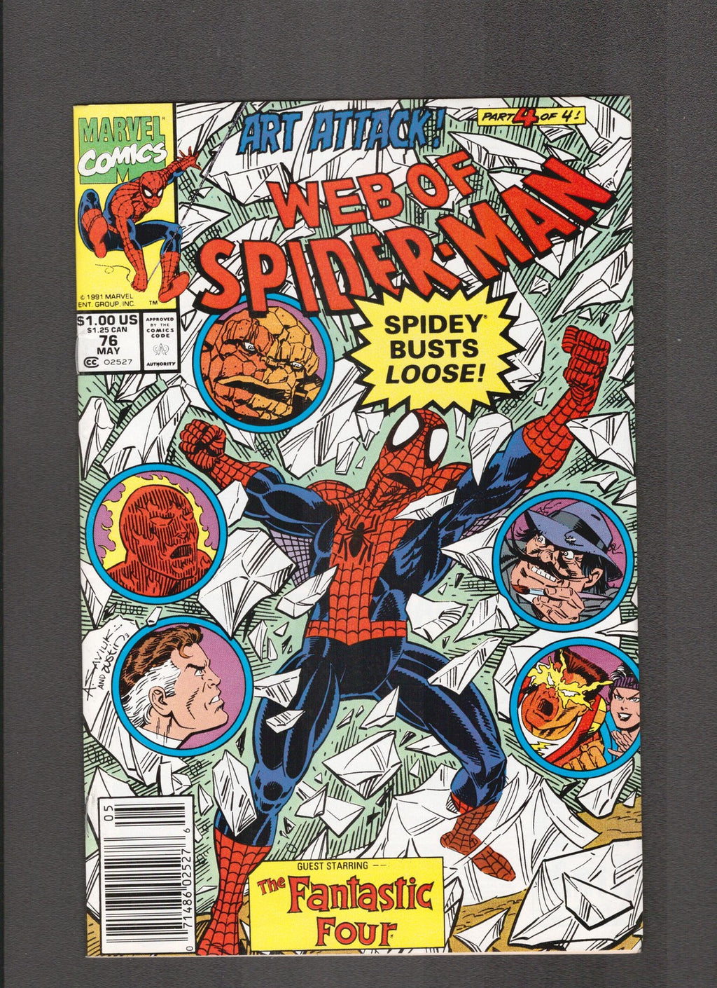 Web of Spider-Man #76 (1991) Alex Saviuk Marvel Comics
