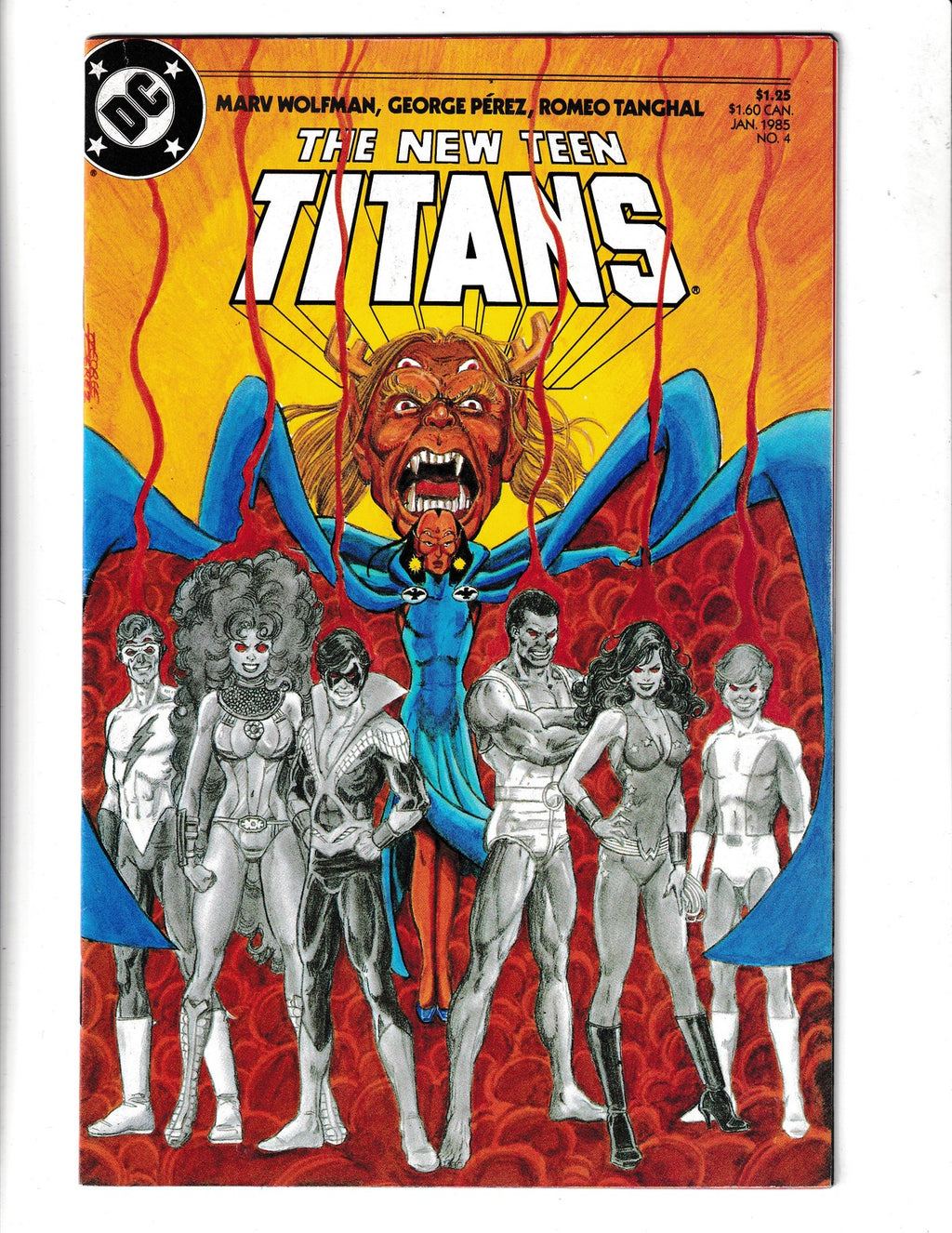 New Teen Titans #4 (1985) DC Comics