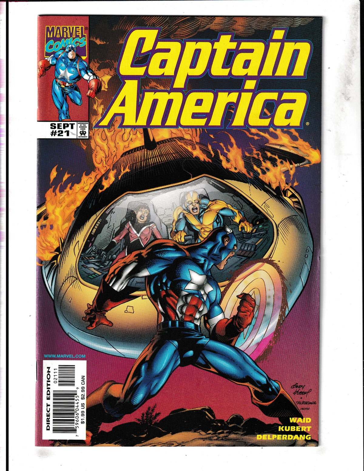 Captain America #21 (1999) Marvel Comics