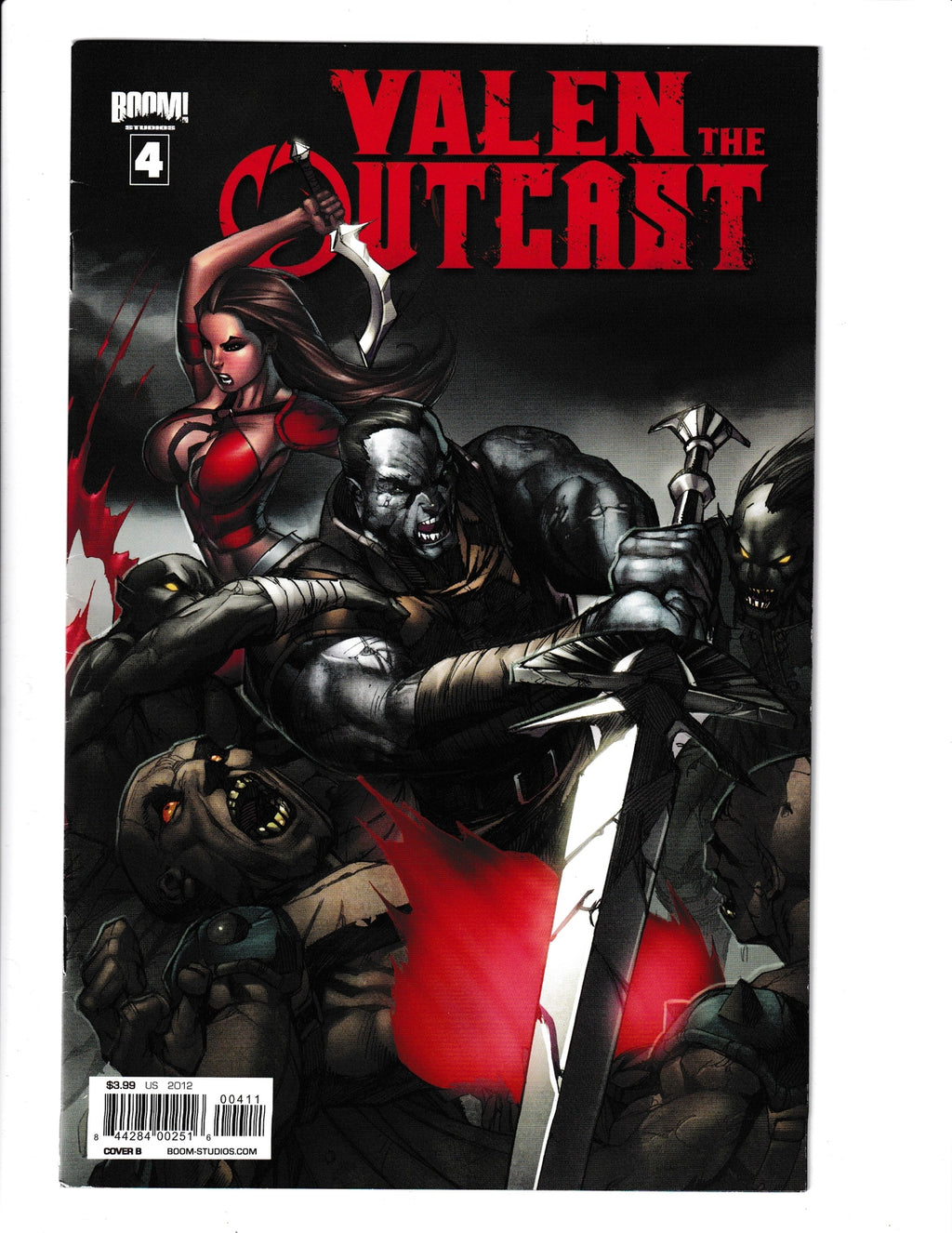 Valen and the Outcast #4B (2012) BOOM! Comics
