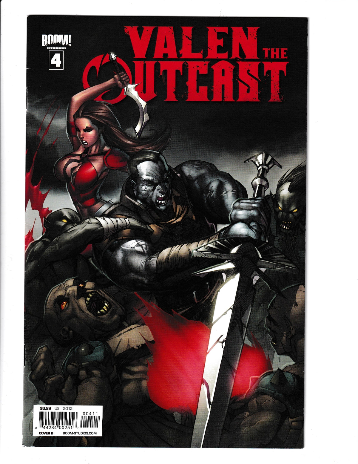 Valen and the Outcast #4B (2012) BOOM! Comics