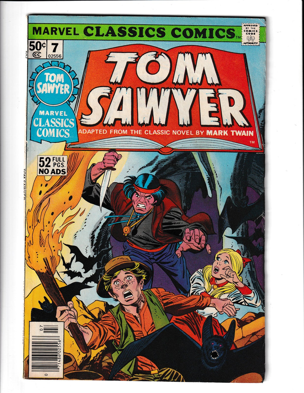 Marvel Classics Comics #7 (1976) Tom Sawyer Marvel Comics