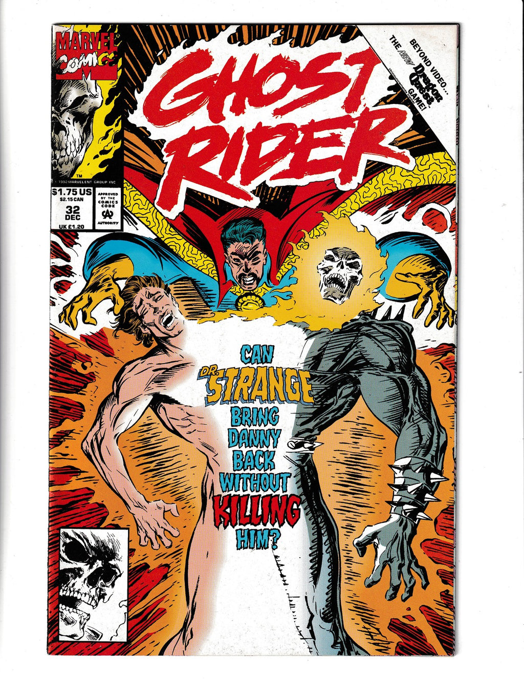 Ghost Rider #32 (1992) Higher Grade Marvel Comics SKU:2910