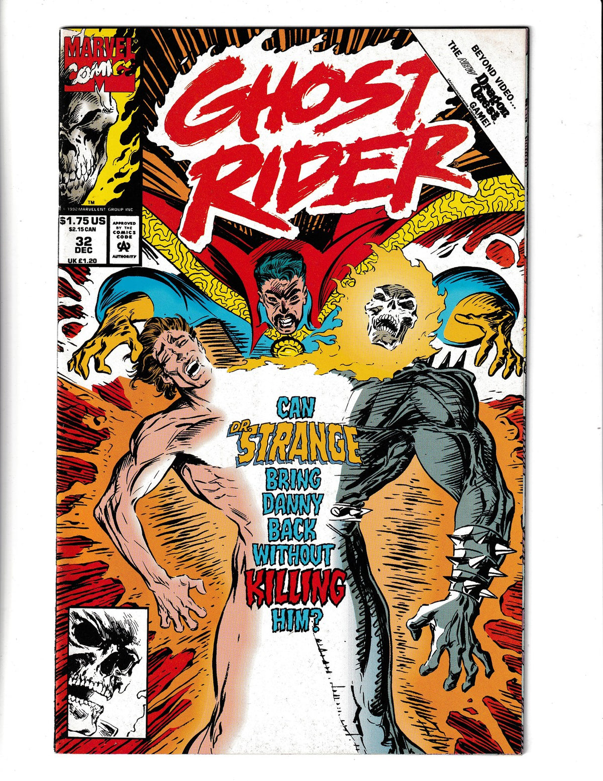 Ghost Rider #32 (1992) Higher Grade Marvel Comics SKU:2910