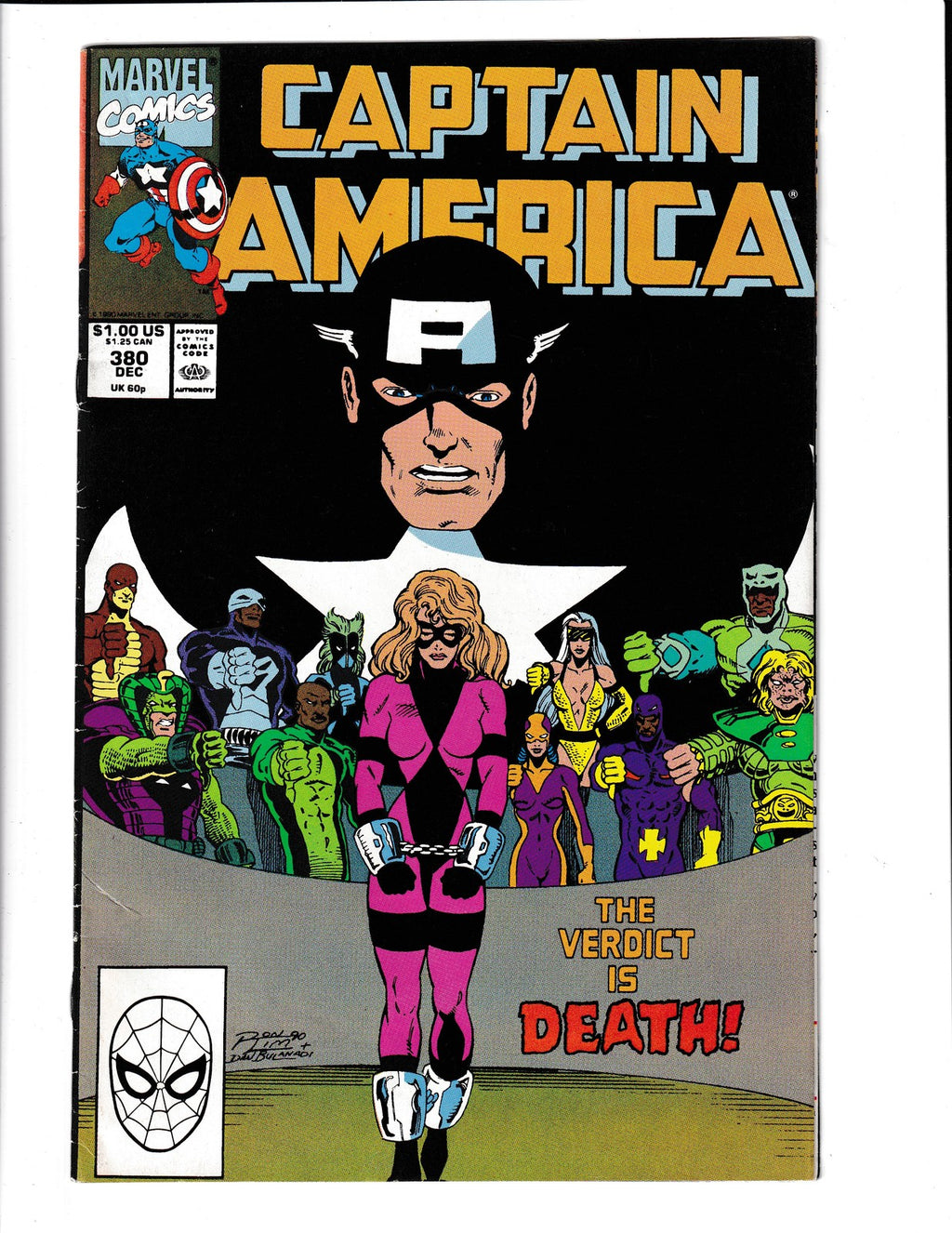 Captain America #380 (1990) Marvel Comics SKU:3489