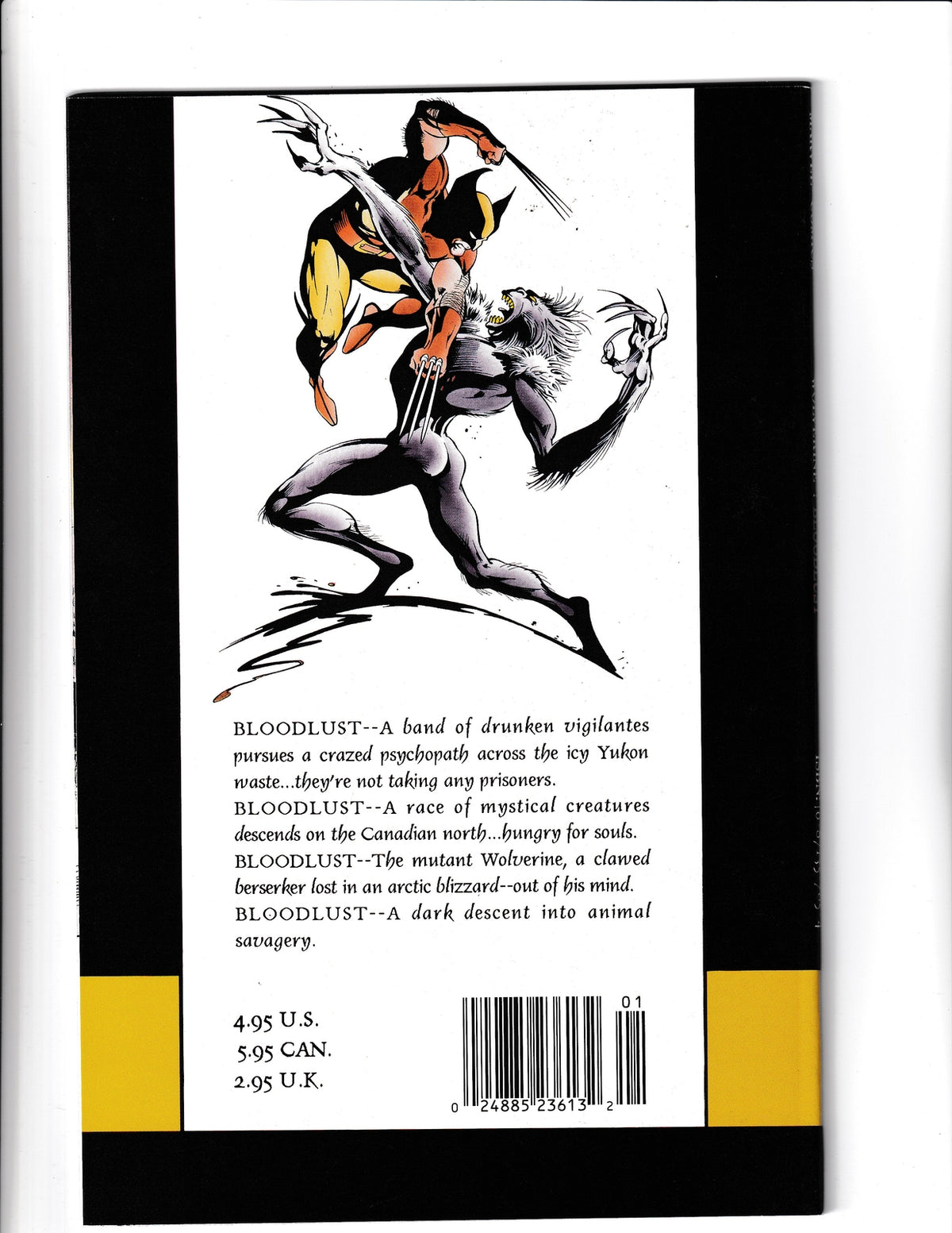 Wolverine Bloodlust #1 (1990) TPB Marvel Comics