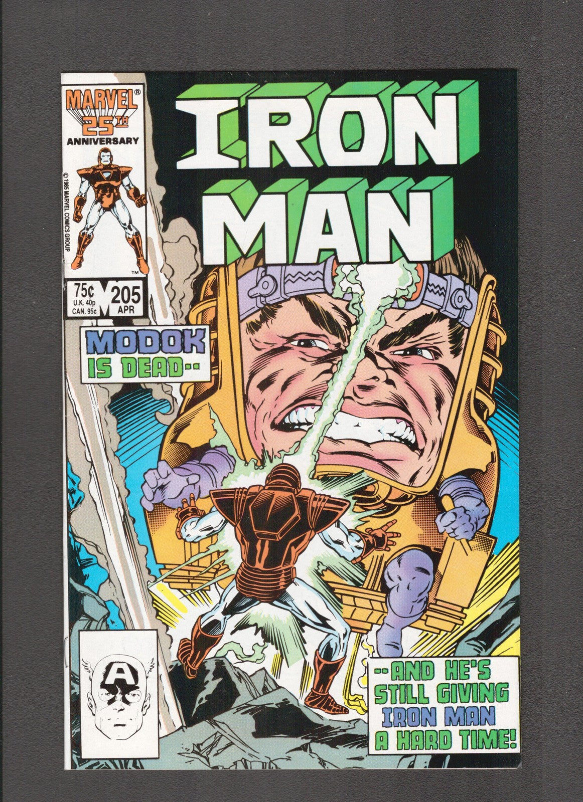Iron Man #205 (1986) Mark Bright - Higher Grade Marvel Comics