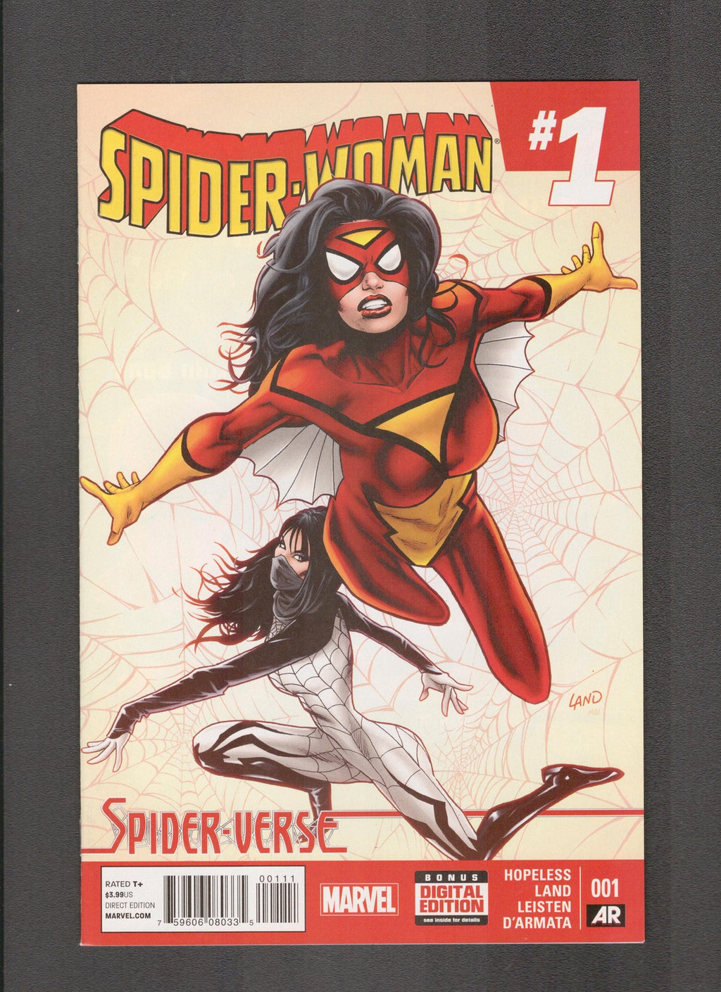 Spider-Woman #1 (2015) Greg Land Marvel Comics