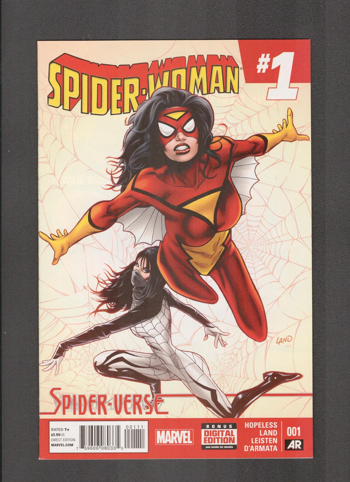 Spider-Woman #1 (2015) Greg Land Marvel Comics